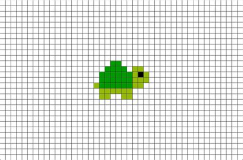 Baby Turtle Pixel Art – BRIK