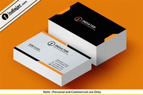 Free Business Card sample template PSD - Indiater