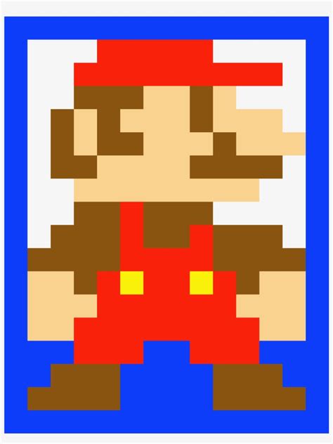 Super Mario Bros - Mario Bros Pixel Art Minecraft Transparent PNG ...