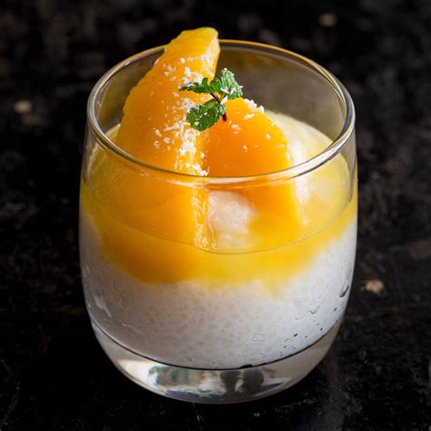 Sago Pudding with Coconut & Mango | Wandercooks