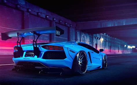 Blue Lamborghini Aventador Wallpapers - Top Free Blue Lamborghini ...