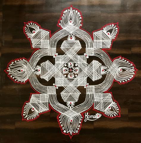 Intricate Rangoli Border Designs for Festive Decor