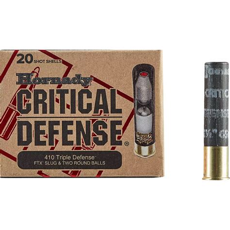 Hornady Critical Defense .410 Bore Shotshells - 20 Rounds | Academy