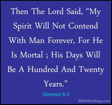 Genesis 6 - Holy Bible English - BibleWordings.com