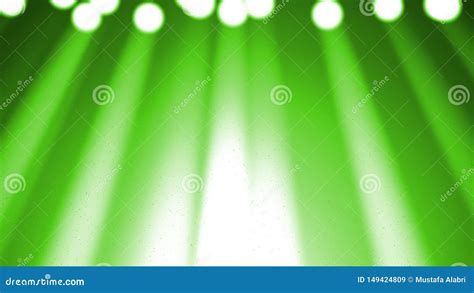 Green Rays Light Background Stock Illustration - Illustration of smooth ...