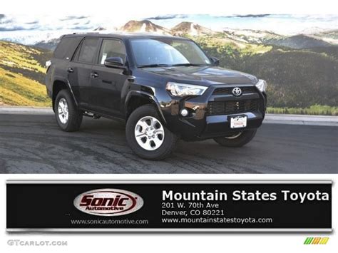 2016 Midnight Black Metallic Toyota 4Runner SR5 4x4 #111543979 Photo #5 ...