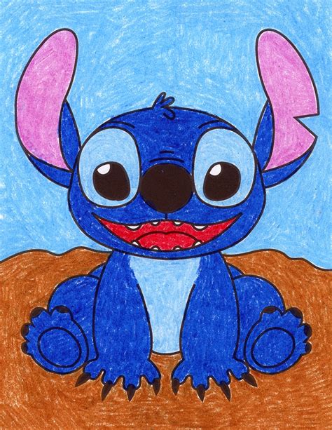 Lilo And Stitch Drawing Step By Step