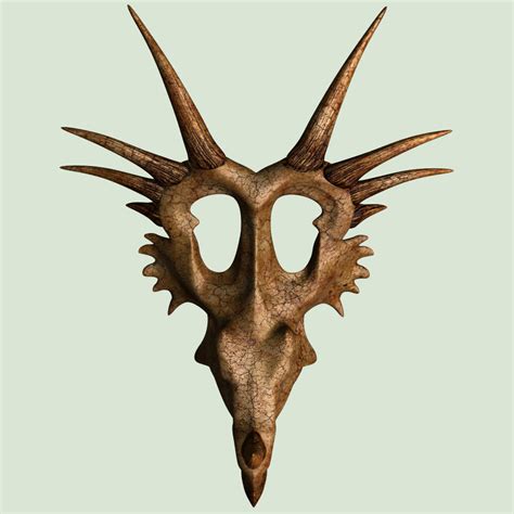 Styracosaurus Skull by joel3d on DeviantArt