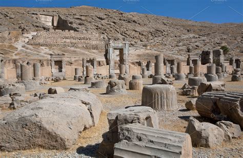 Ruins of city Persepolis | Architecture Stock Photos ~ Creative Market