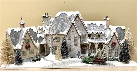 Christmas village houses