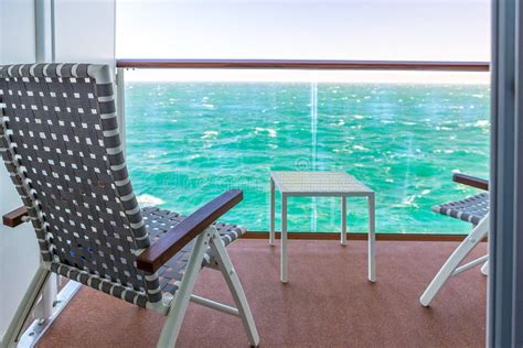 Balcony View on the Cruise Ship Stock Image - Image of balcony, relax ...