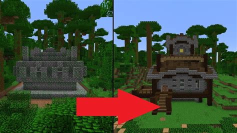 Let's Transform a Minecraft Jungle Temple - YouTube