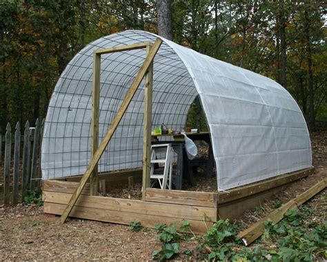 A Tiny Homestead: Building a permanent greenhouse with cattle panels ...