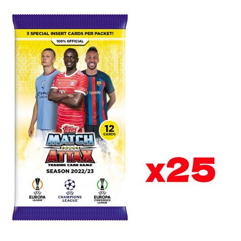 Topps Match Attax 2022/23 - 25 Packs – Collectors Plug