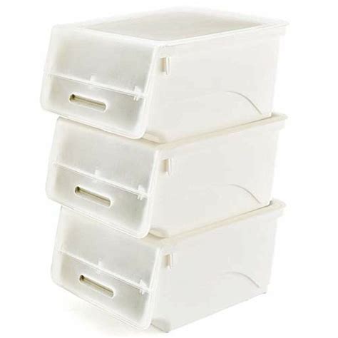 Stackable Storage Bins • Cabinet Ideas