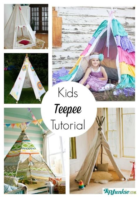 11 Easy DIY Play Tents for Kids | Teepee kids, Diy kids teepee, Teepee ...