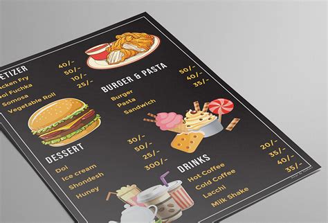 Creative Modern Menu Designs that Boost the Appetite | GraphicMama