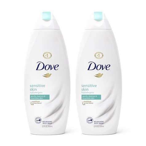 Dove Body Wash Sensitive Skin 22 oz 2 Count - Walmart.com - Walmart.com