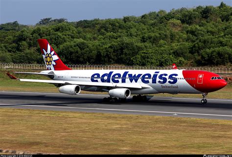 HB-JMG Edelweiss Air Airbus A340-313 Photo by xfwspot | ID 751406 ...