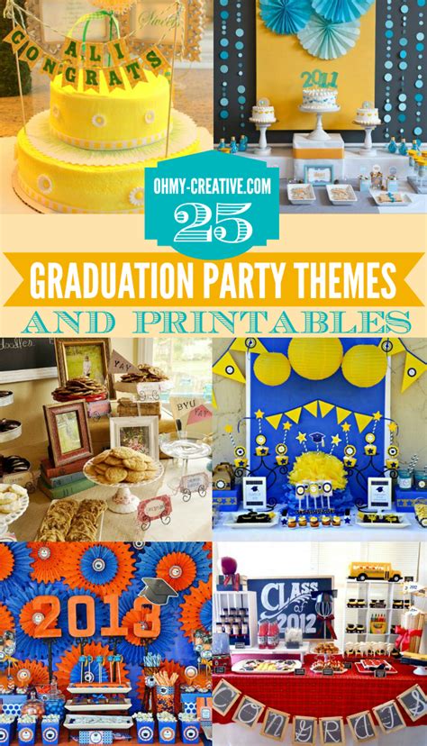 25 Graduation Party Themes, Ideas and Printables