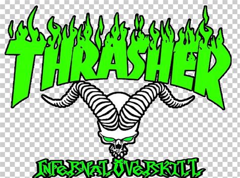 Thrasher Logo Magazine Skateboarding PNG, Clipart, Area, Artwork, Black ...