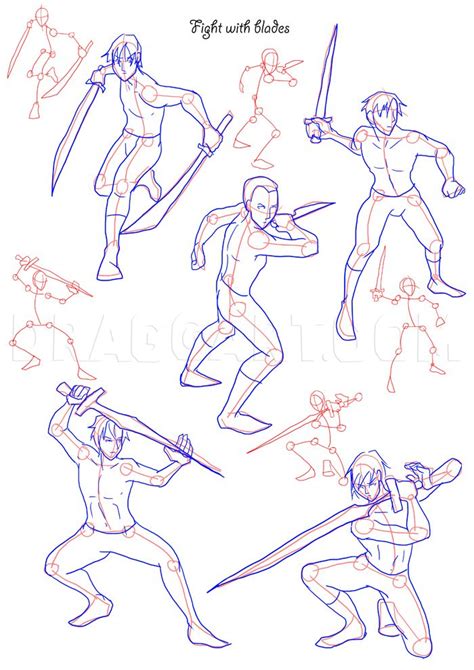 How To Draw People Fighting - Plantforce21