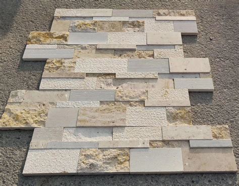 Decorative Natural Stone Tile White Marble Exterior Wall Cladding Stone ...