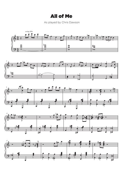 Piano Jazz Solo Transcriptions • My Sheet Music Transcriptions