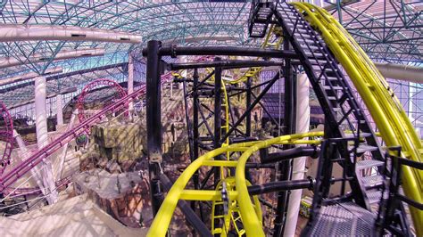 El Loco Roller Coaster POV AWESOME Off-Ride Shots Adventuredome Las ...