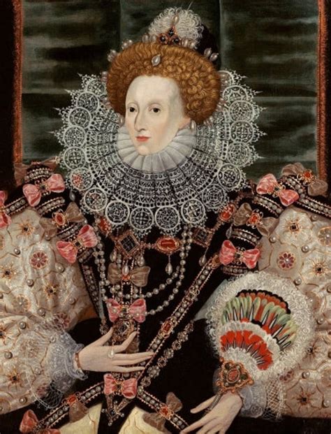 Queen Elizabeth 1 Portrait Print From 1600 by George Gower - Etsy