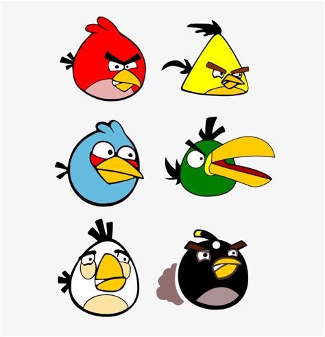 Blue Bird Angry Birds Characters Svg Files - Cartoon Characters Angry ...