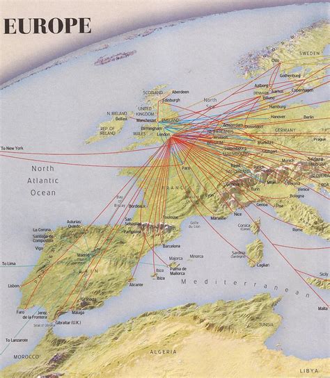 British Airways route map (Europe) - circa late 2013 | Flickr