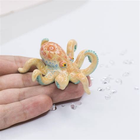 I made this miniature octopus inspired by 'holidays'. | Handmade ...