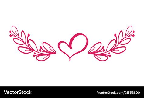 Dividers isolated horizontal vintage line Vector Image