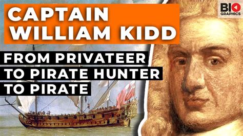 Captain William Kidd - From Privateer to Pirate Hunter to Pirate - YouTube