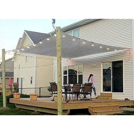 Amazon.com : COCONUT Rectangle Sun Shade Sail Canopy, 6' x 8' Patio ...