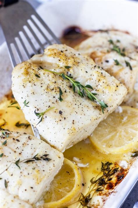 Easy Baked Cod Fillets (Lemon Thyme with Optional Pan Sauce)