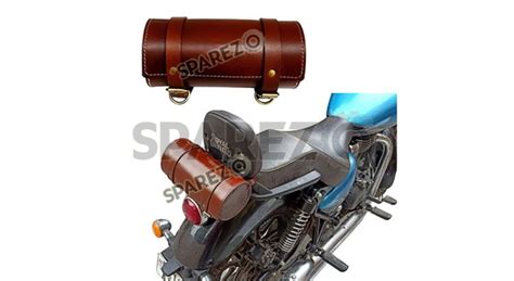 Royal Enfield Meteor 350 Leather Brown Tool Accessories Roll Bag