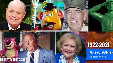 Toy Story Voice Actors Who Passed Away - YouTube