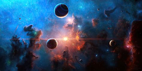 Neblua Space Planet Art 4k Wallpaper,HD Digital Universe Wallpapers,4k ...