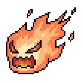 Fireball pixel art by Griffenclaw on Newgrounds