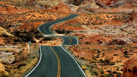 Sfondi : paesaggio, strada, fiume, valle, canyon, Passo di montagna ...