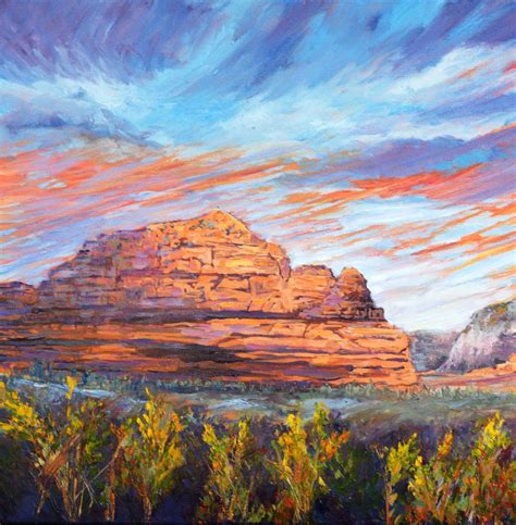 Sedona Painting Wall Art Printsedona Paintings in | Etsy