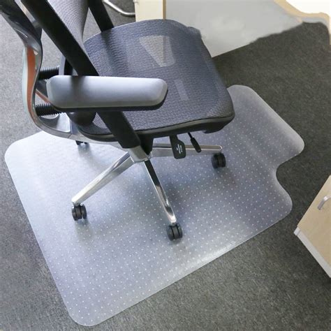 Zimtown PVC Carpet Chair Mats,for Carpeted Floors with Lip, Transparent ...