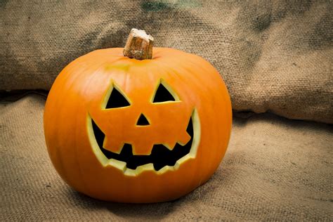 Pumpkin With Halloween Face Free Stock Photo - Public Domain Pictures