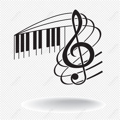 Piano Music Symbol, Music Symbols, Music, Music Background PNG White ...