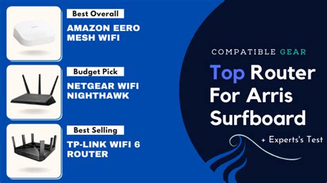 Best Router For Arris Surfboard (Sb8200, Sb6190, S33, Tm1602 And Sb6183 ...