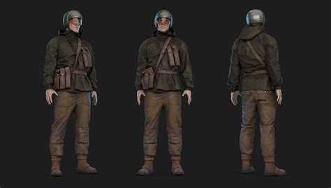 ArtStation - Rebel outfit 3d