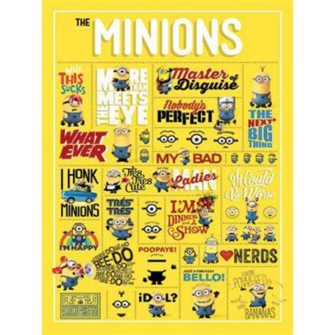 Minions - Minions Infographics Poster - Toys and Collectibles - EB ...