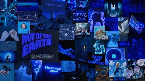 Blue Aesthetic PC Wallpapers - Wallpaper Cave